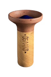 Bowl - Oblako Flow Dark Blue on Brown