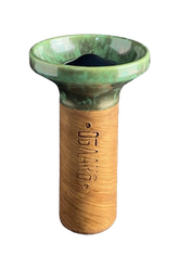 Bowl - Oblako Flow Dark Blue on Bronze-Green
