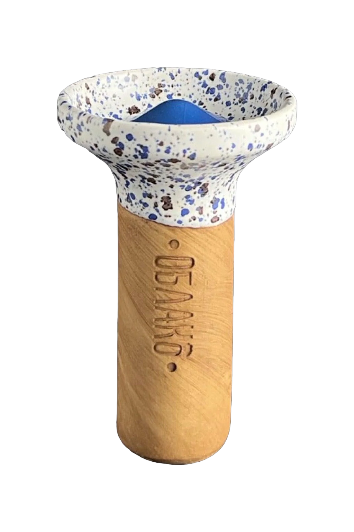 Bowl - Oblako Flow Blue on Meteorite