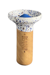 Bowl - Oblako Flow Blue on Meteorite