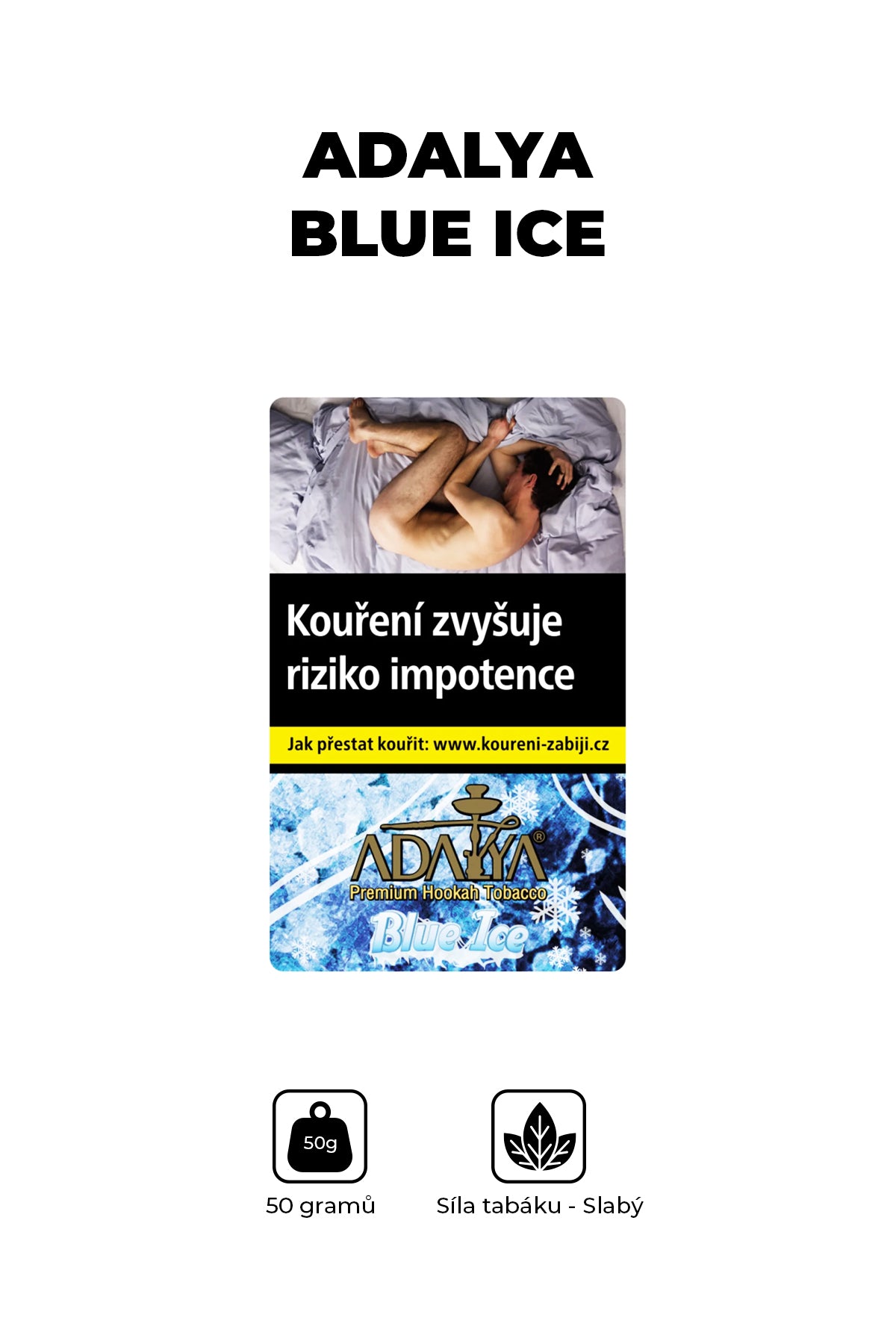 Tabák - Adalya 50g - Blue Ice