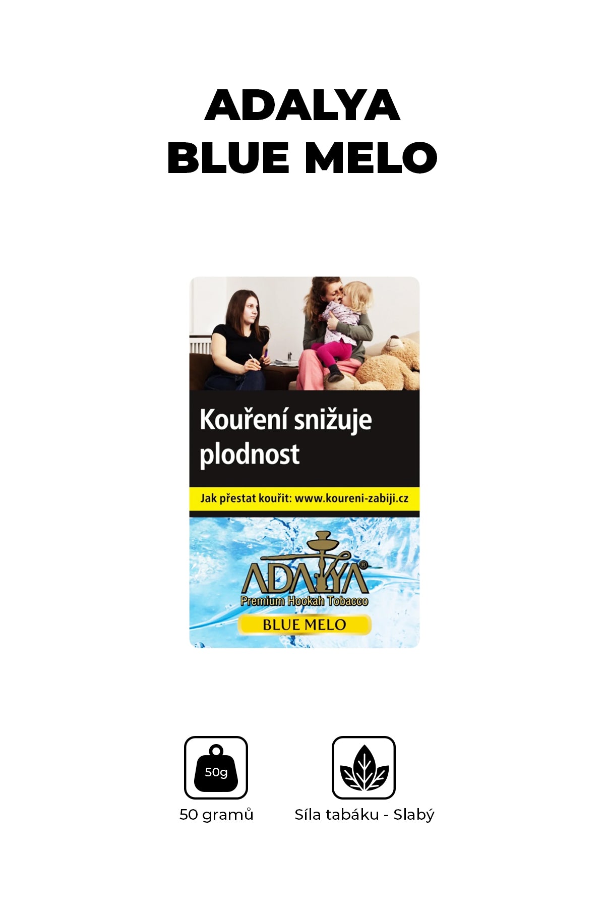Tabák - Adalya 50g - Blue Melo