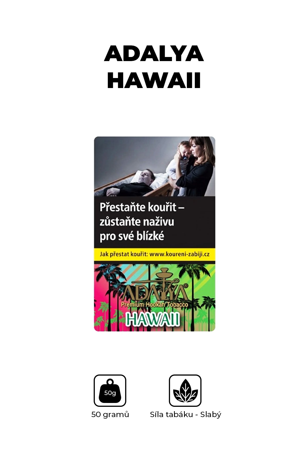 Tabák - Adalya 50g - Hawaii