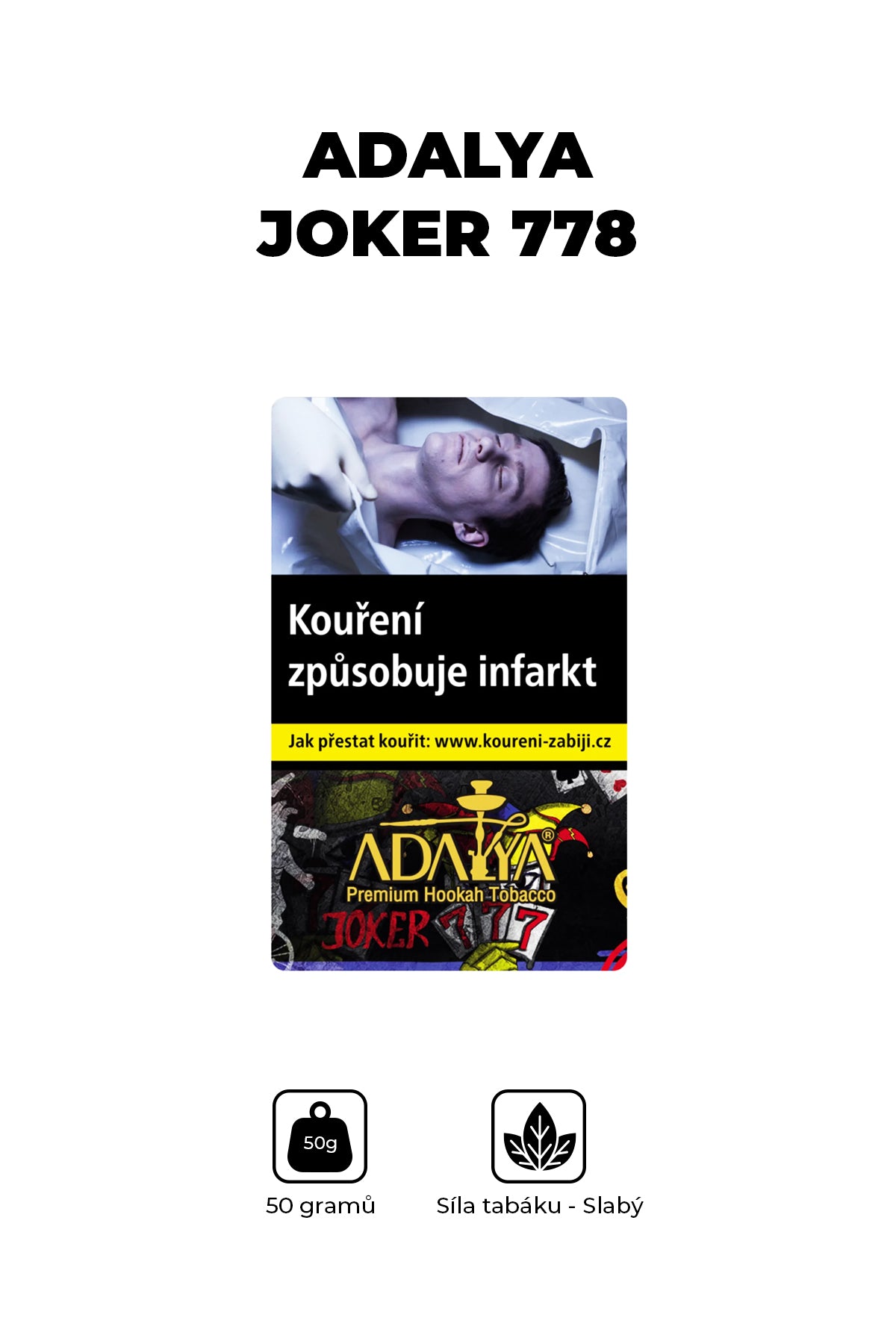 Tabák - Adalya 50g - Joker 777