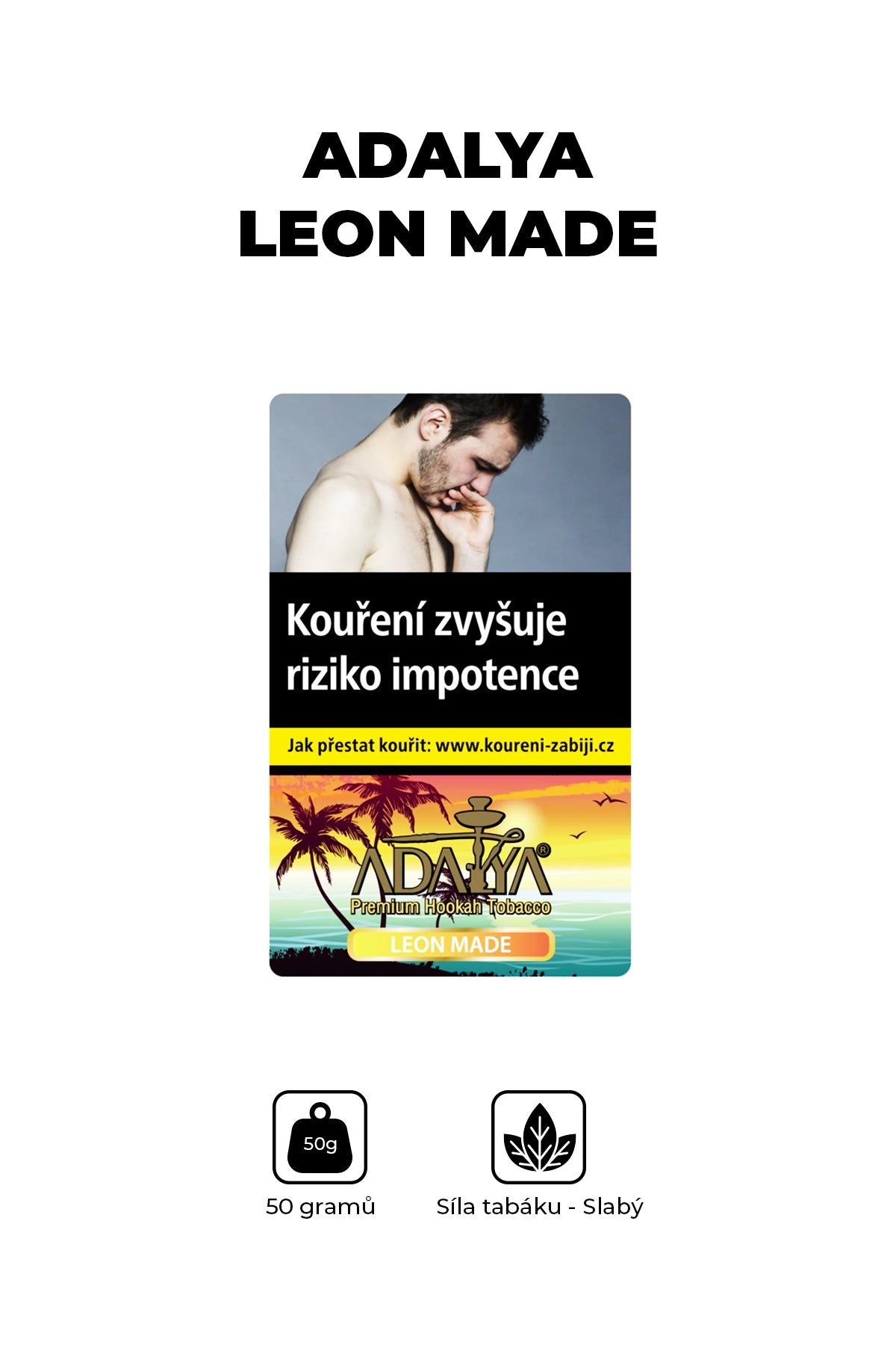 Tabák - Adalya 50g - Leon Made