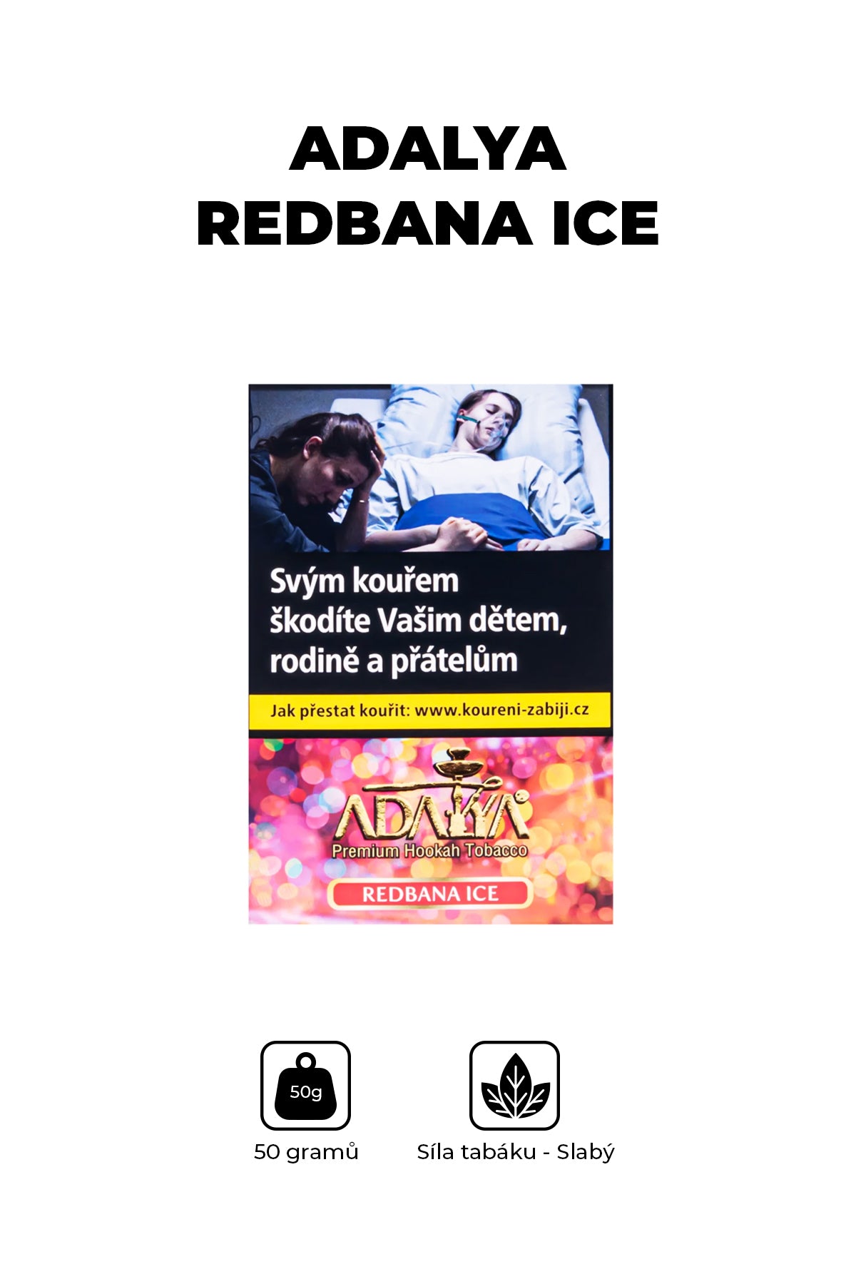 Tabák - Adalya 50g - RedBana Ice