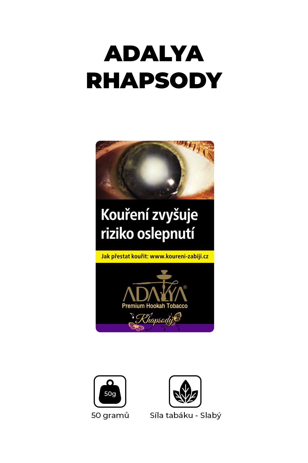 Tabák - Adalya 50g - Rhapsody