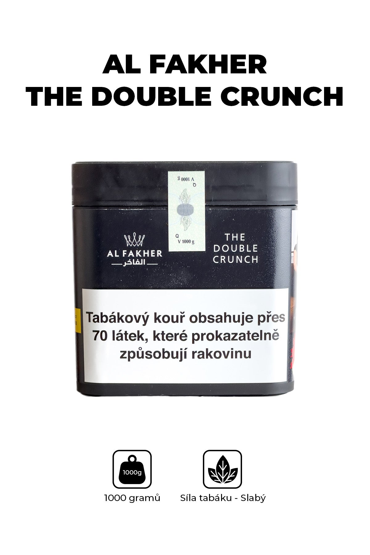 Tobacco - Al Fakher 1000g - The Double Crunch
