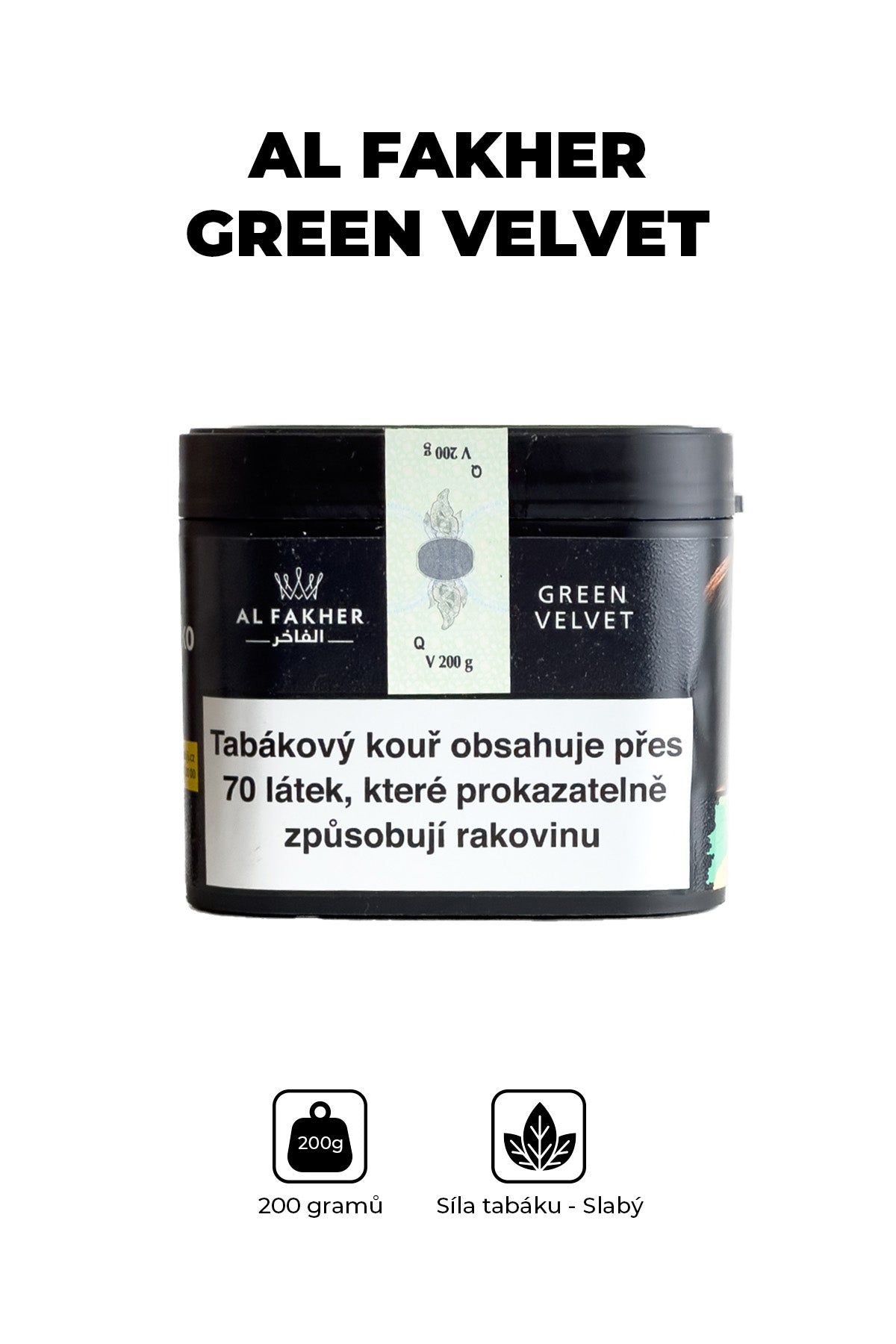 Tobacco - Al Fakher 200g - Green Velvet