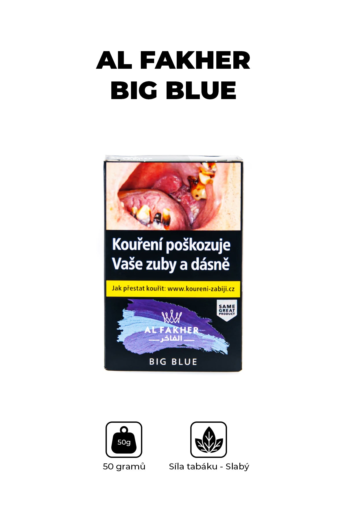 Tobacco - Al Fakher 50g - Big Blue