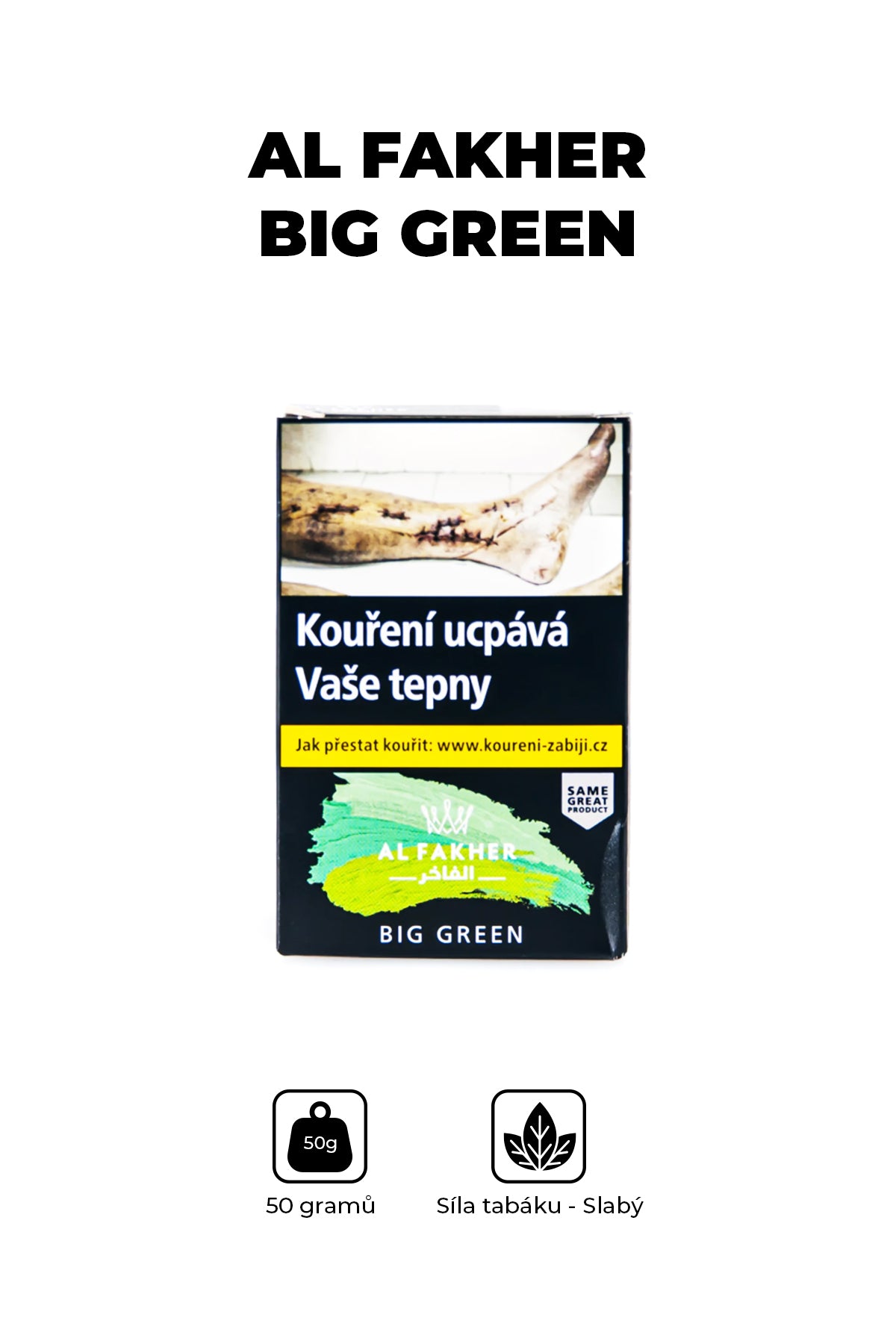 Tobacco - Al Fakher 50g - Big Green