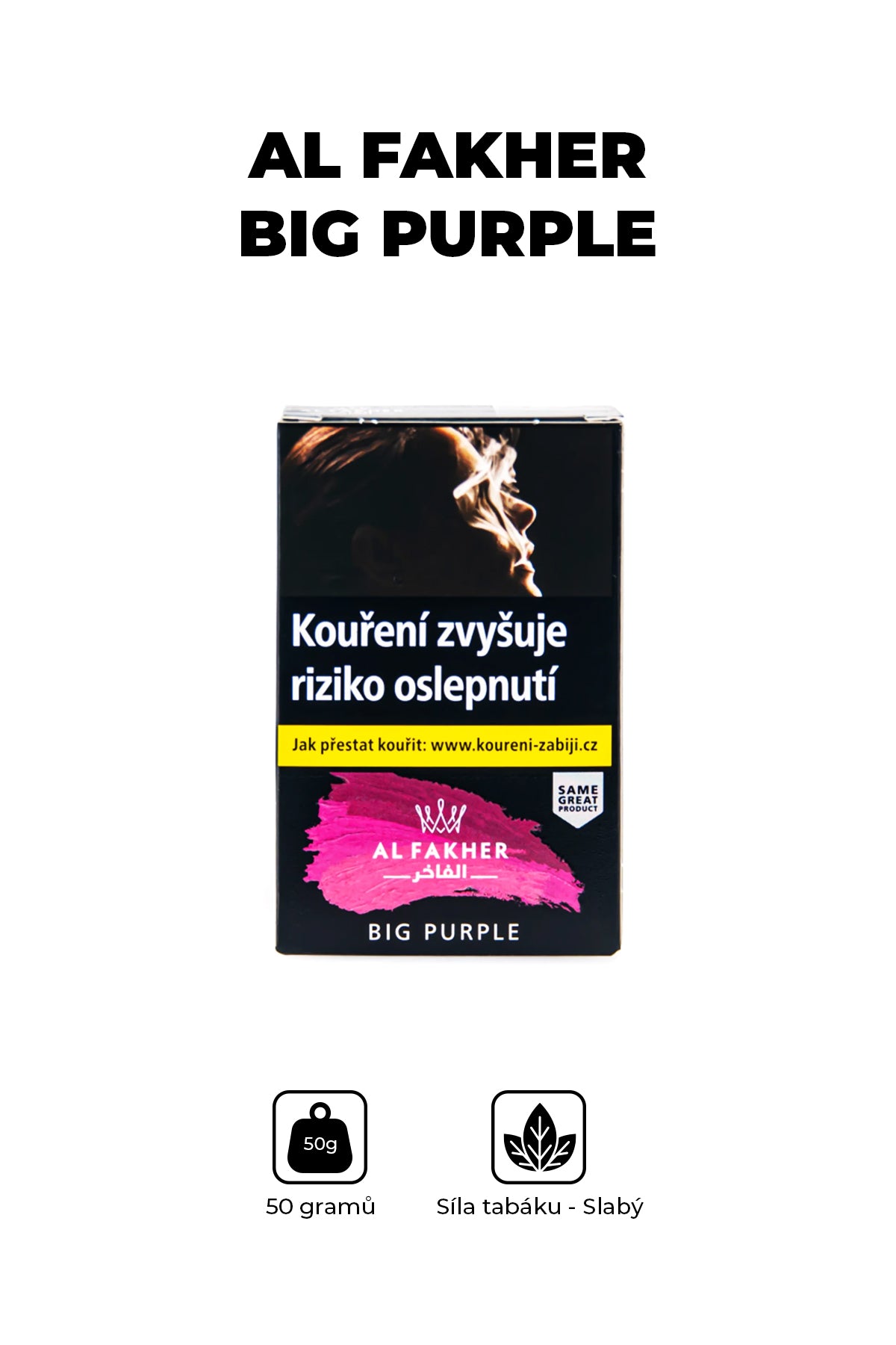 Tobacco - Al Fakher 50g - Big Purple