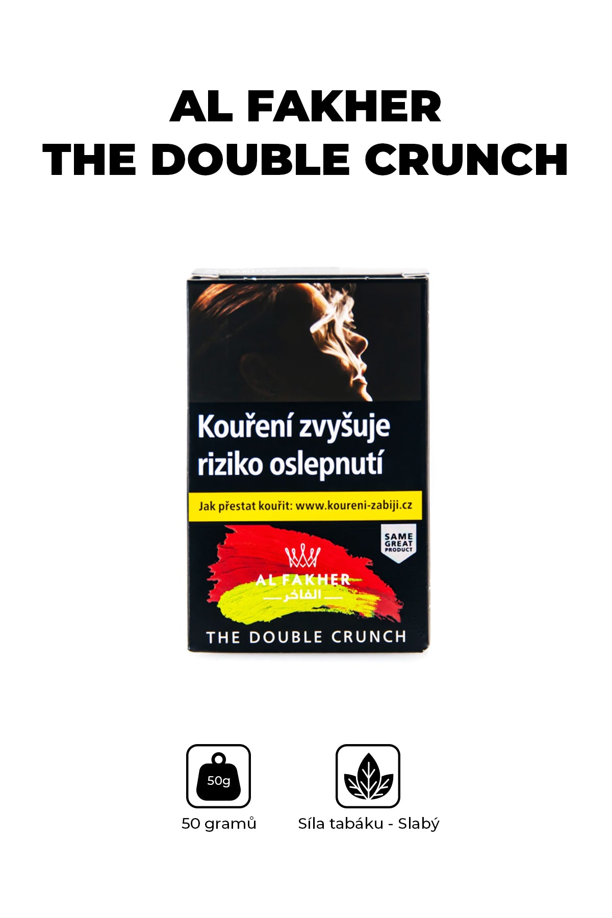 Tobacco - Al Fakher 50g - The Double Crunch