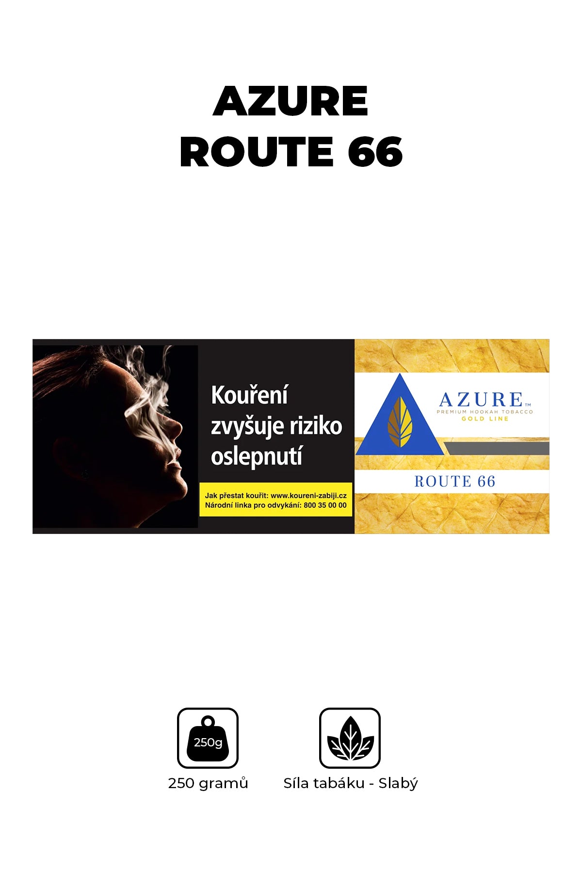 route 66 tobacco Tobacco - Azure Gold 250g - Route 66