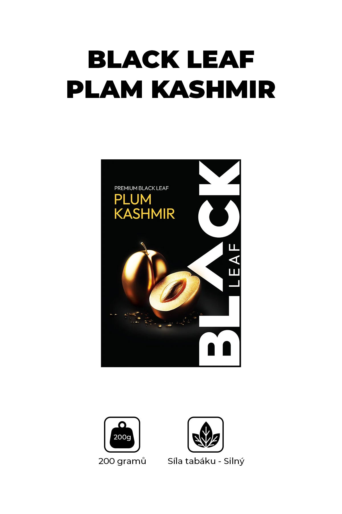 Tabák - BLACK Leaf 200g - Plam Kashmir