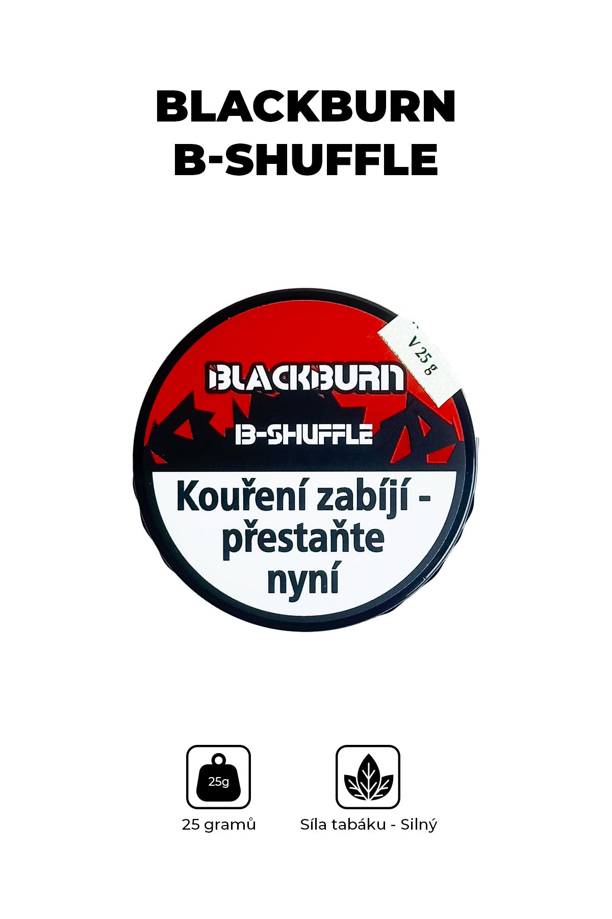 Tobacco - BlackBurn 25g - B-Shuffle
