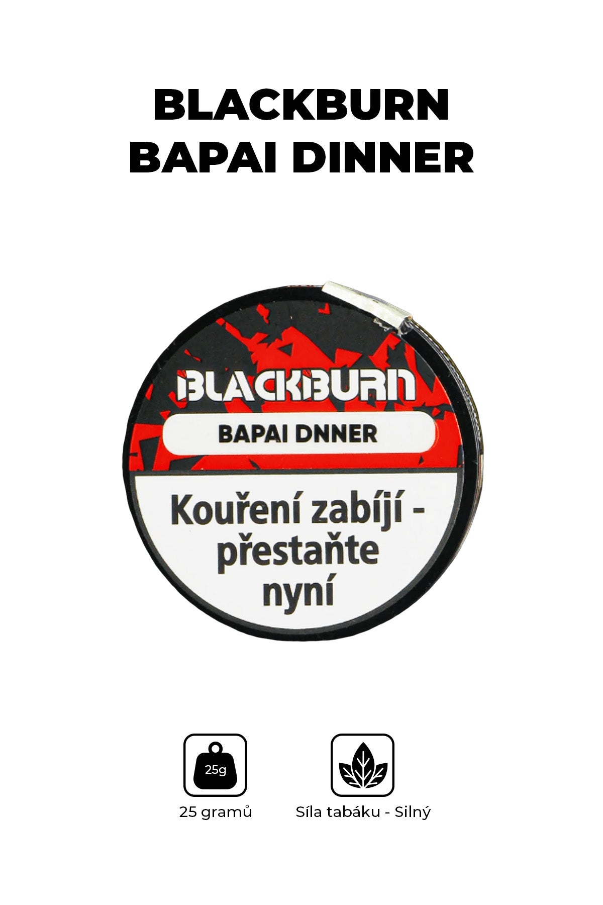 Tobacco - BlackBurn 25g - Bapai Dinner