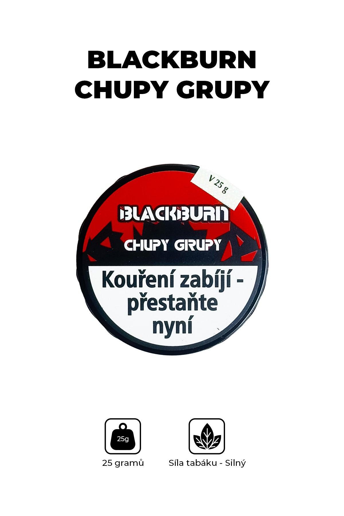 Tobacco - BlackBurn 25g - Chupy Grupy