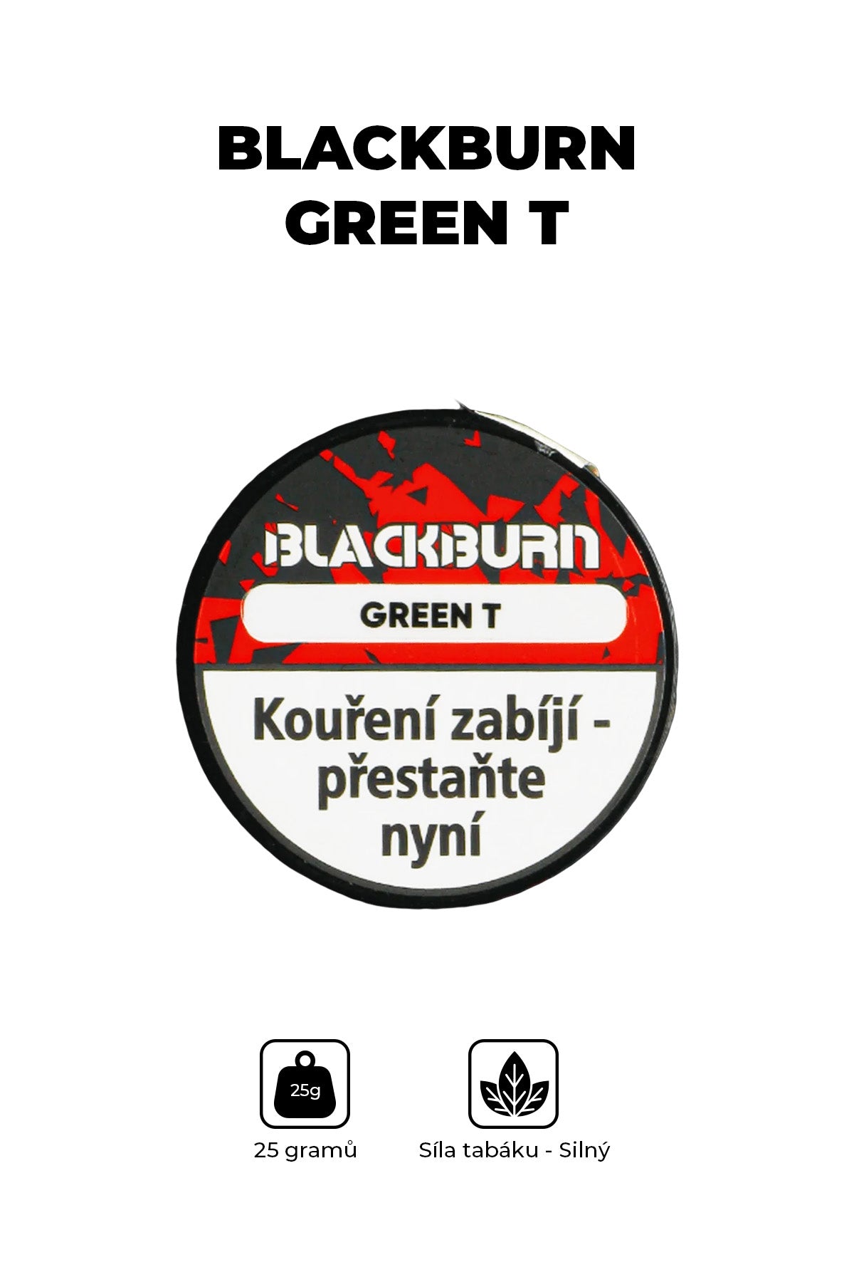 Tobacco - BlackBurn 25g - Green T
