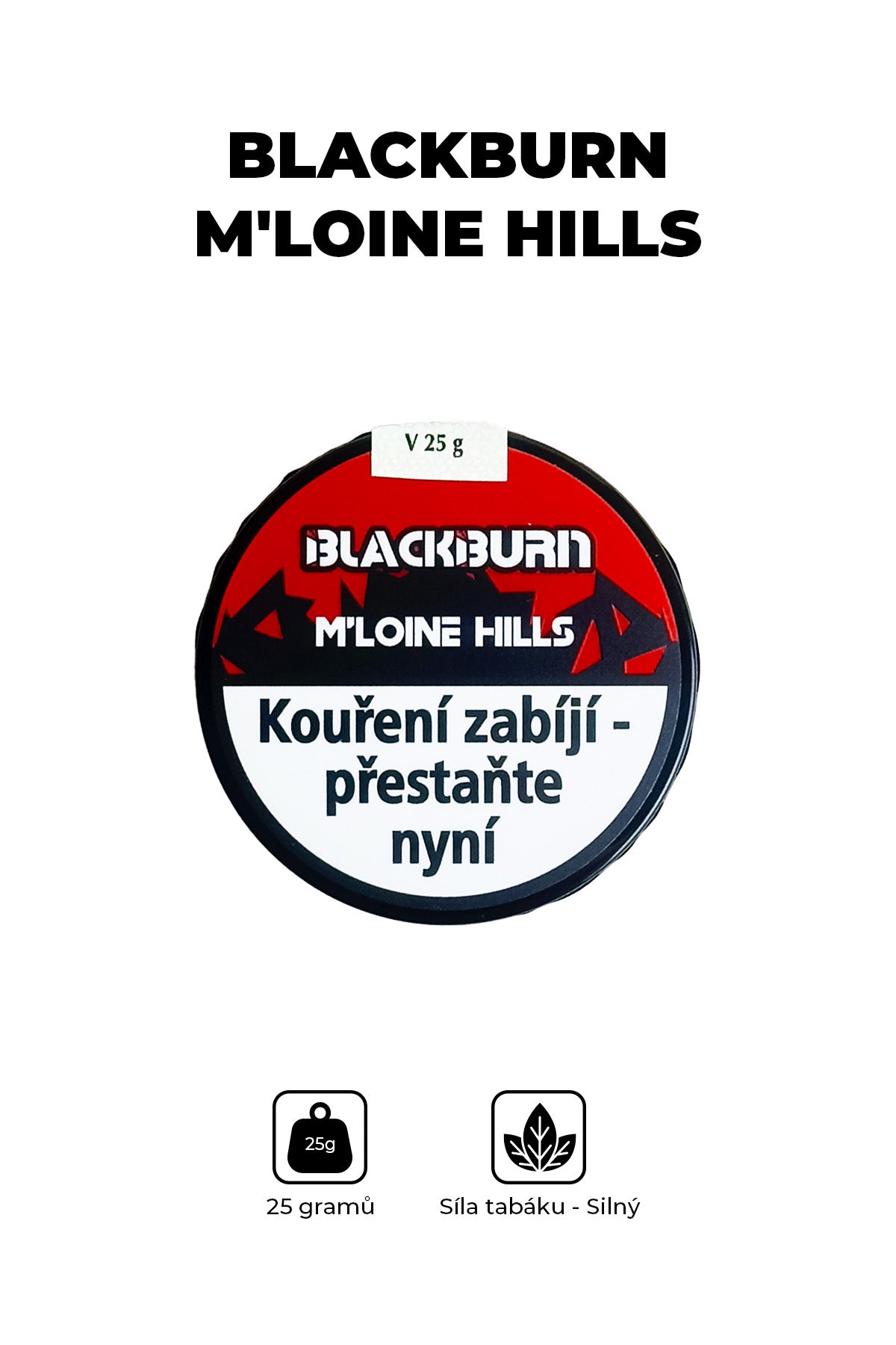 Tobacco - BlackBurn 25g - M’loine Hills