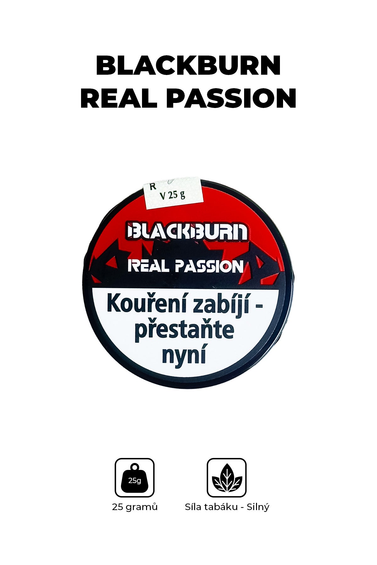 Tobacco - BlackBurn 25g - Real Passion