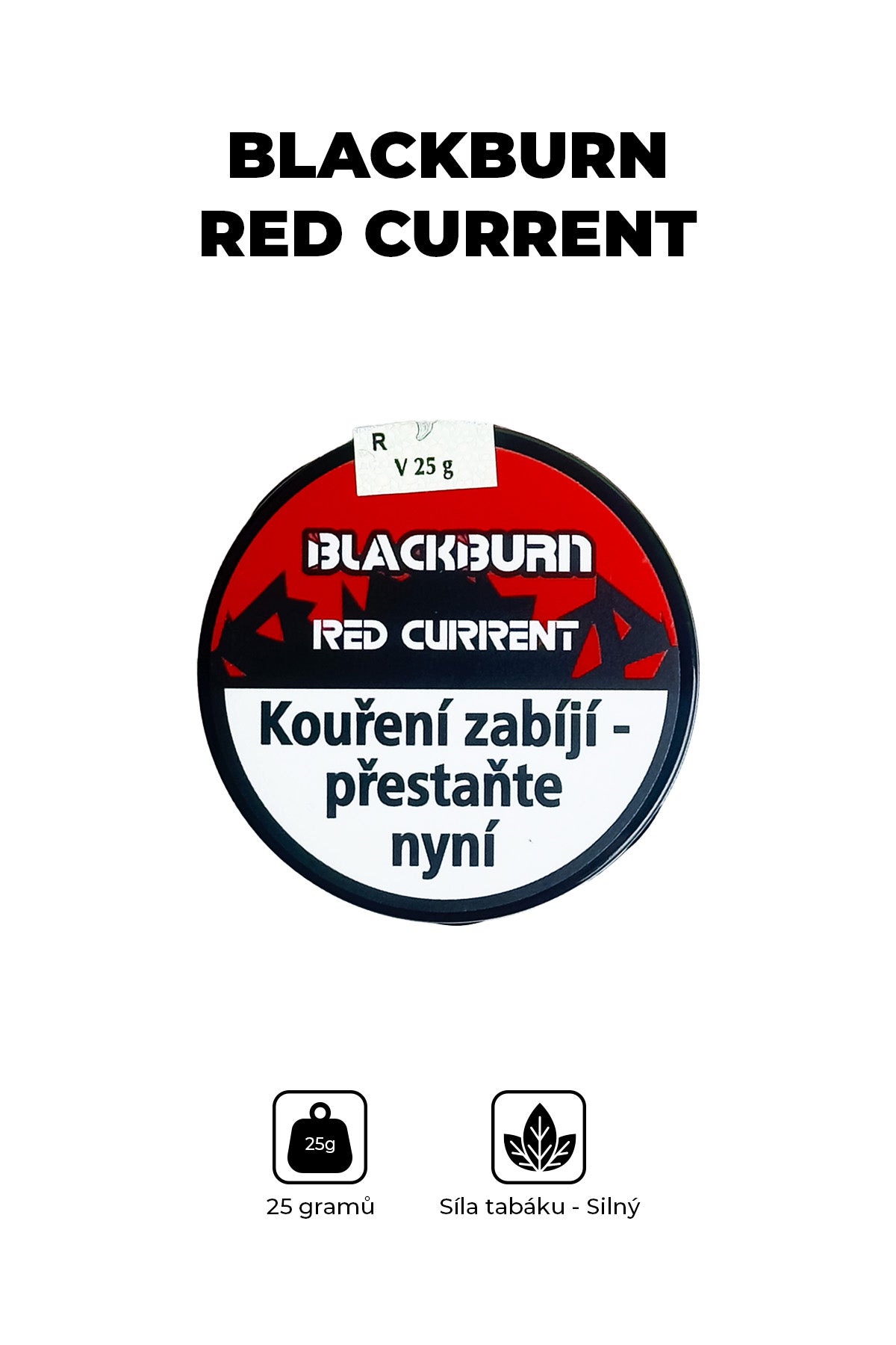 Tobacco - BlackBurn 25g - Red Current