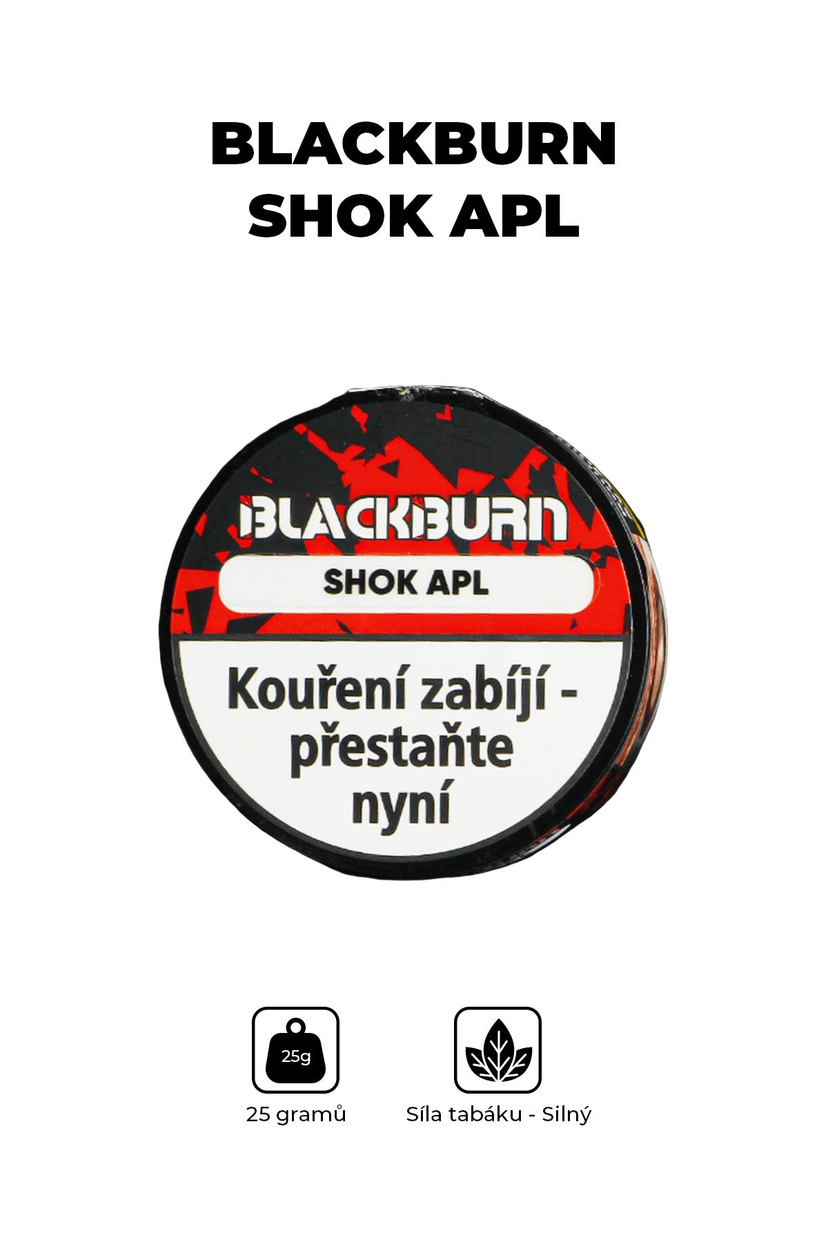 Tobacco - BlackBurn 25g - Shok Apl