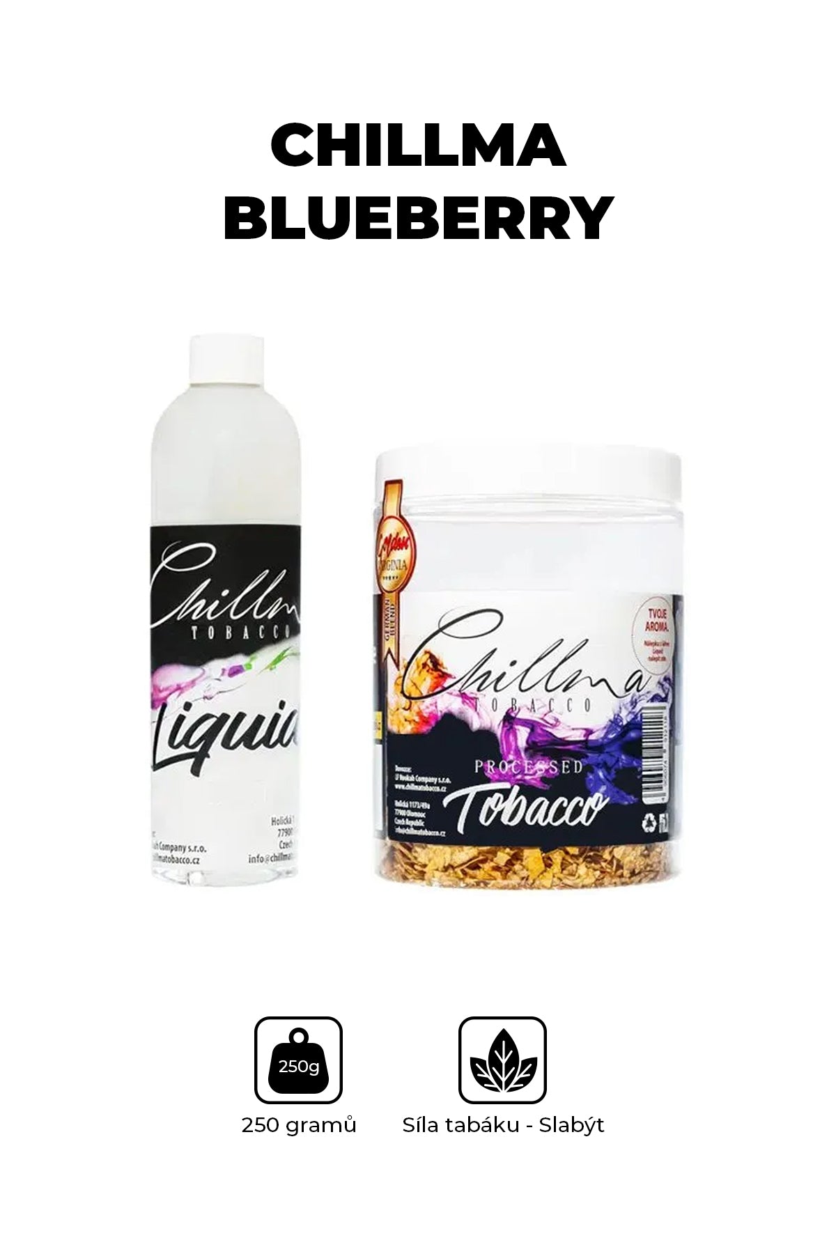 Tobacco - Chillma RTM 250g - Blueberry