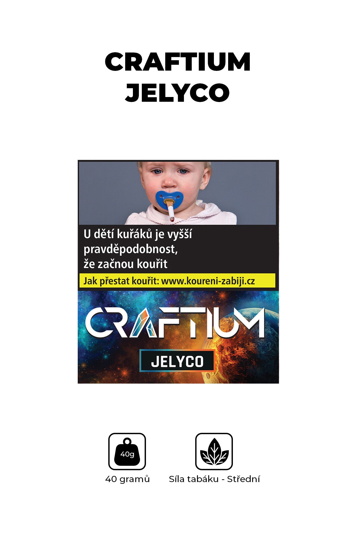 Tobacco - Craftium 40g - Jelyco