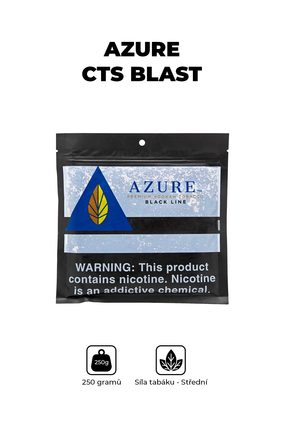 Tabák - Azure Black 250g - Cts Blast