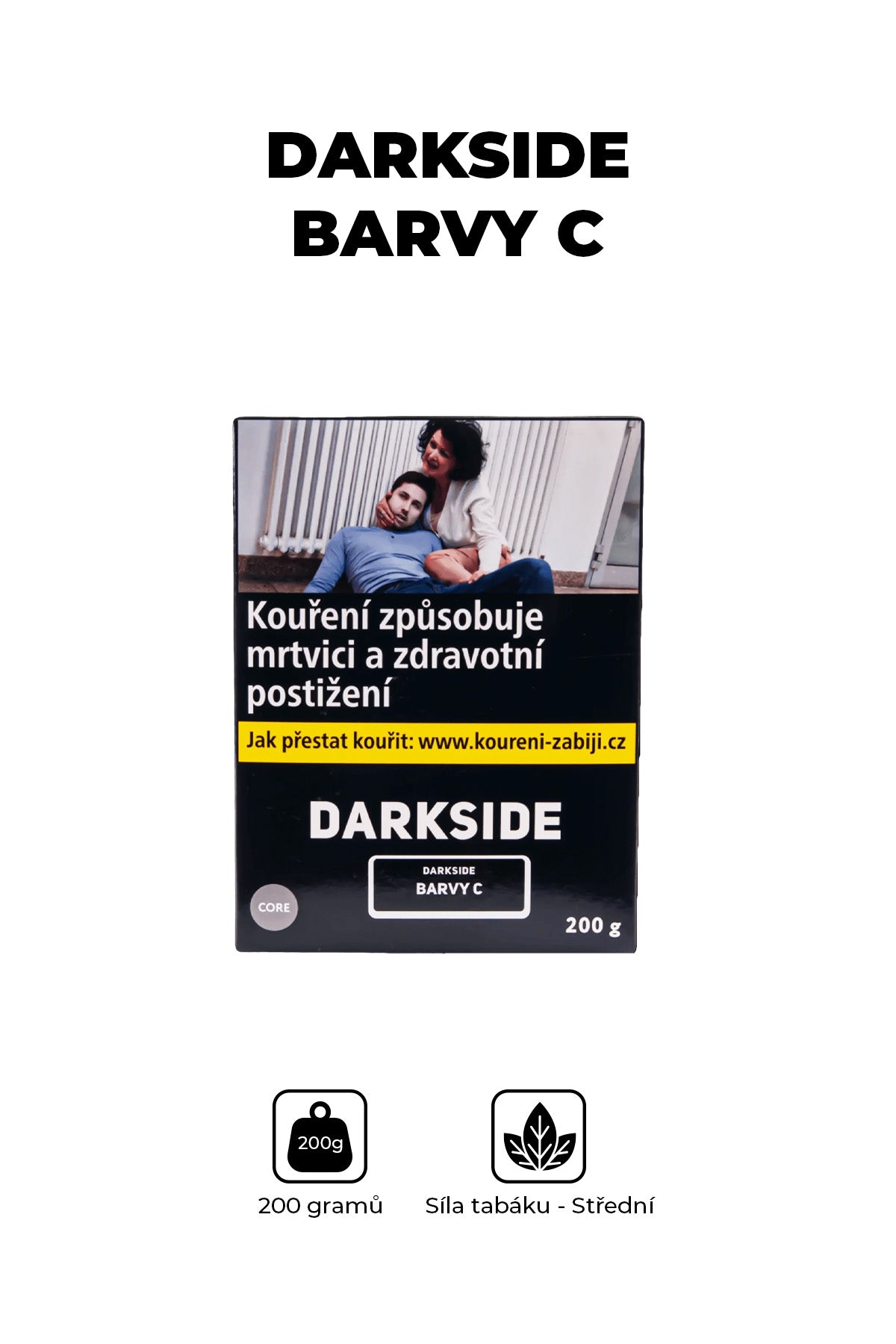 Tabák - Darkside Core 200g - Barvy C