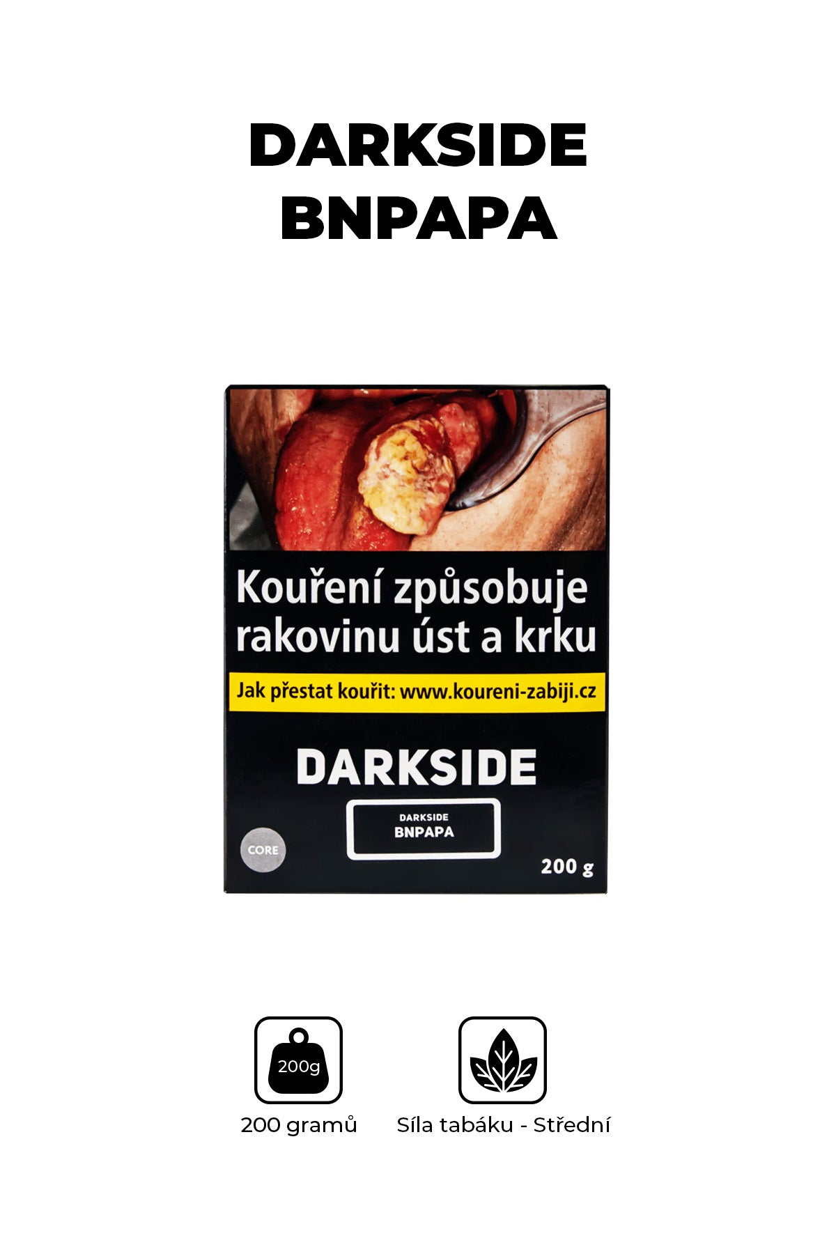 Tabák - Darkside Core 200g - Bnpapa