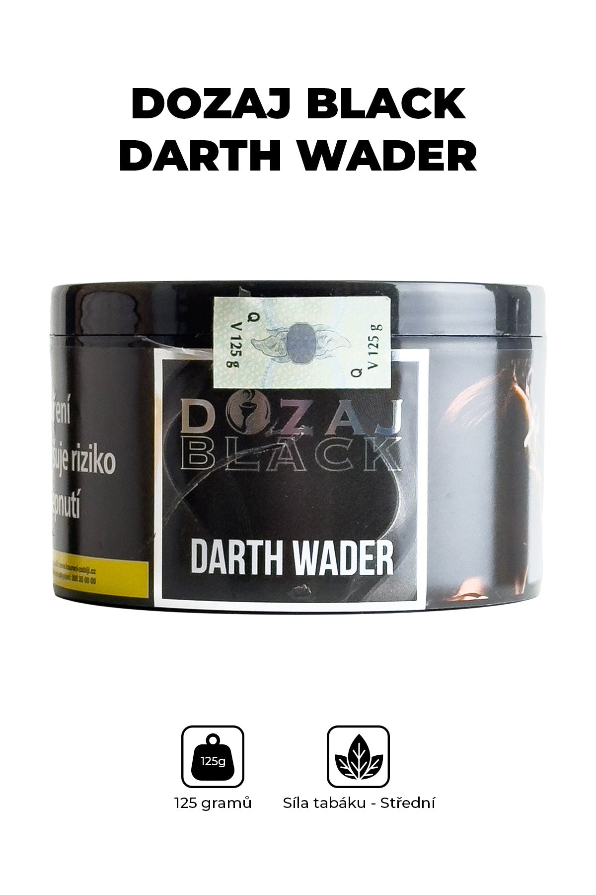 Tabák - Dozaj Black 125g - Dart Wader