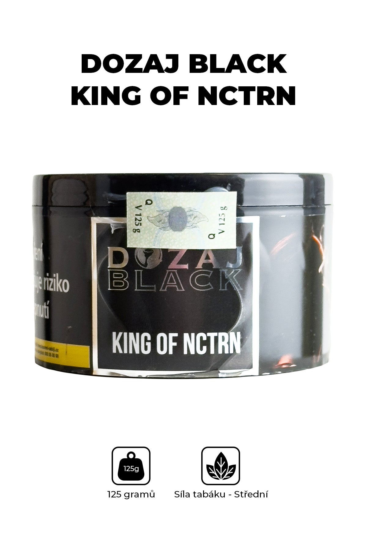 Tabák - Dozaj Black 125g - King Of Nctrn