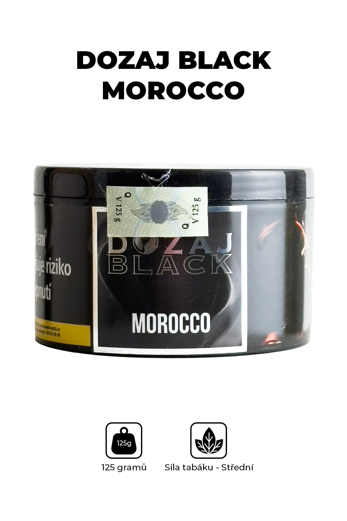 Tabák - Dozaj Black 125g - Morocco