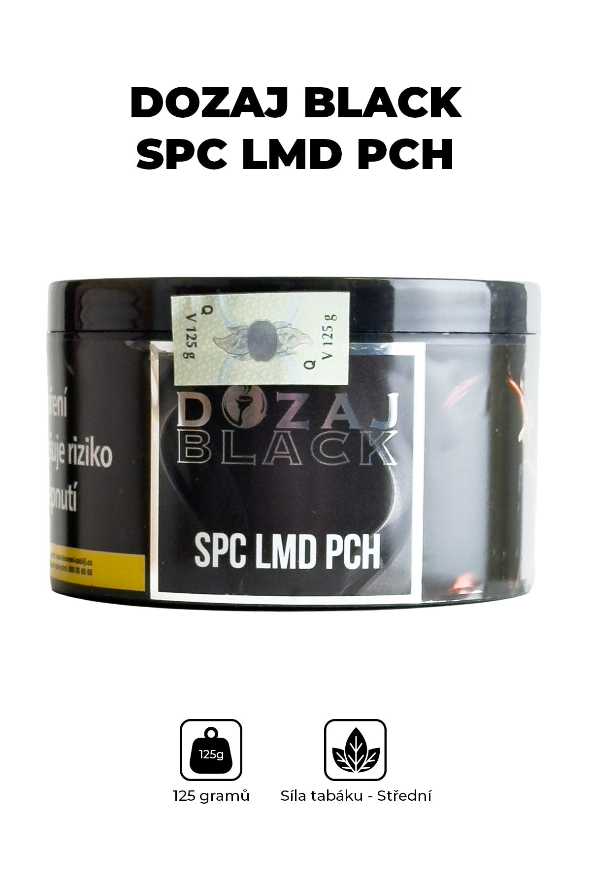 Tabák - Dozaj Black 125g - Spc Lmd Pch