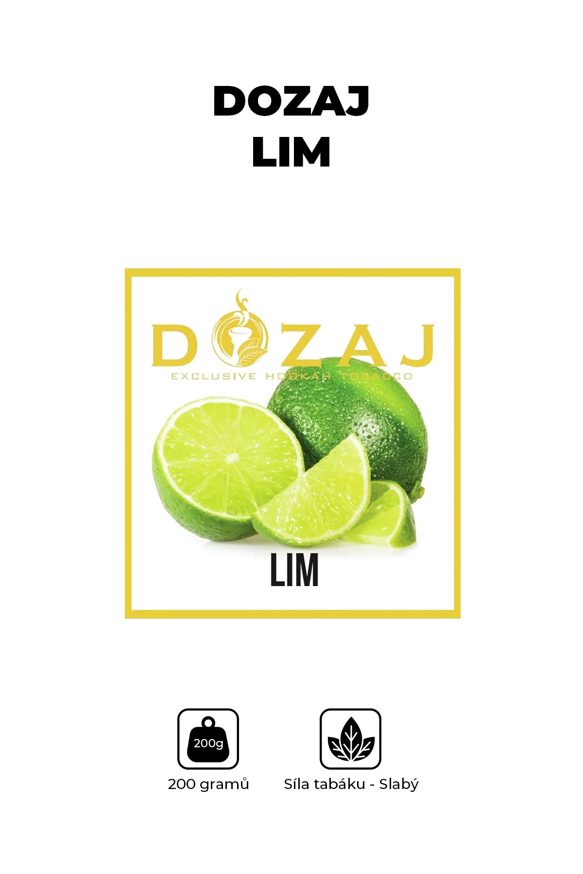 Tabák - Dozaj Gold 200g - Lim
