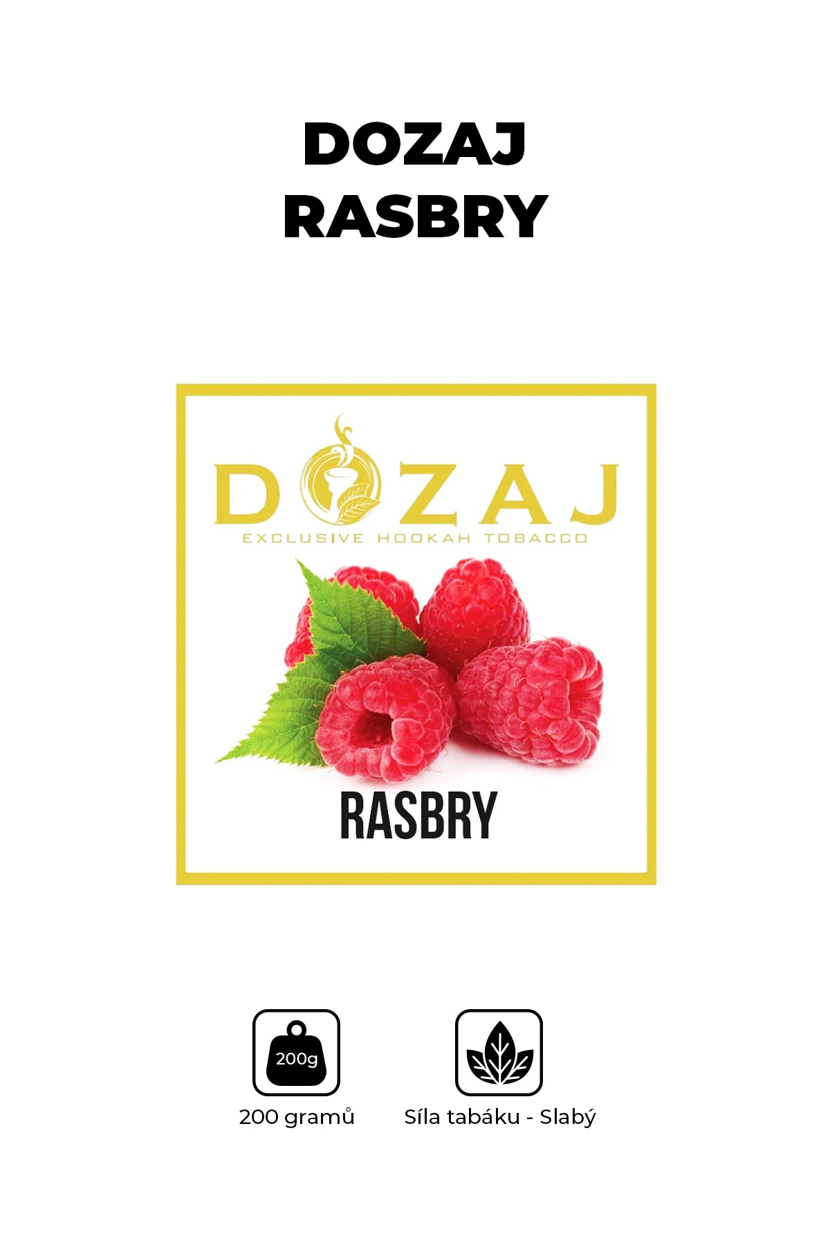 Tabák - Dozaj Gold 200g - Rasbry