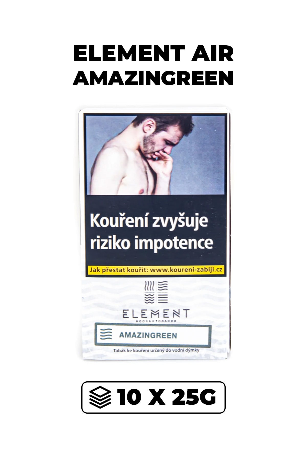 Tobacco - Element Air 10x25g - Amazingreen