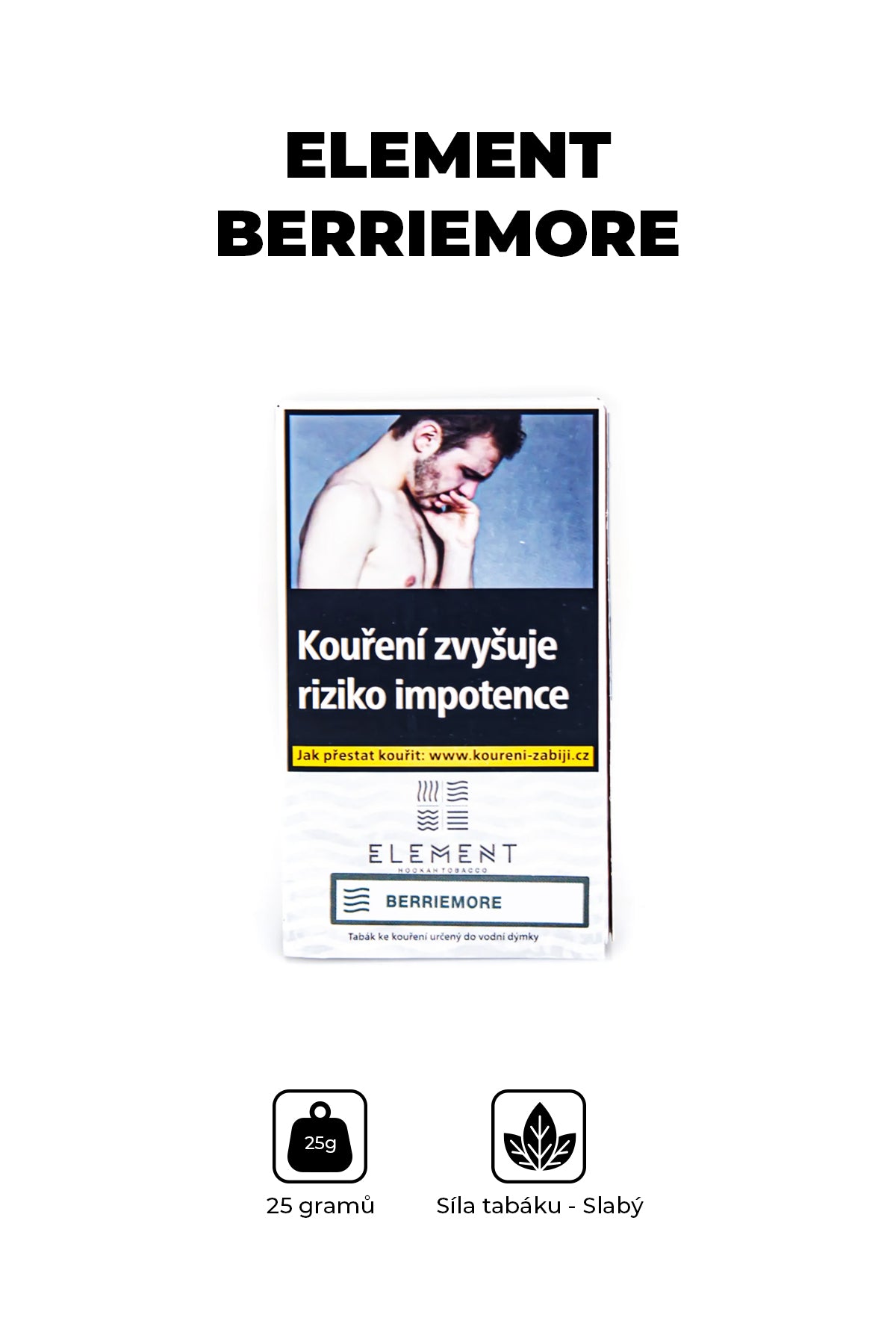 Tobacco - Element Air 25g - Berriemore