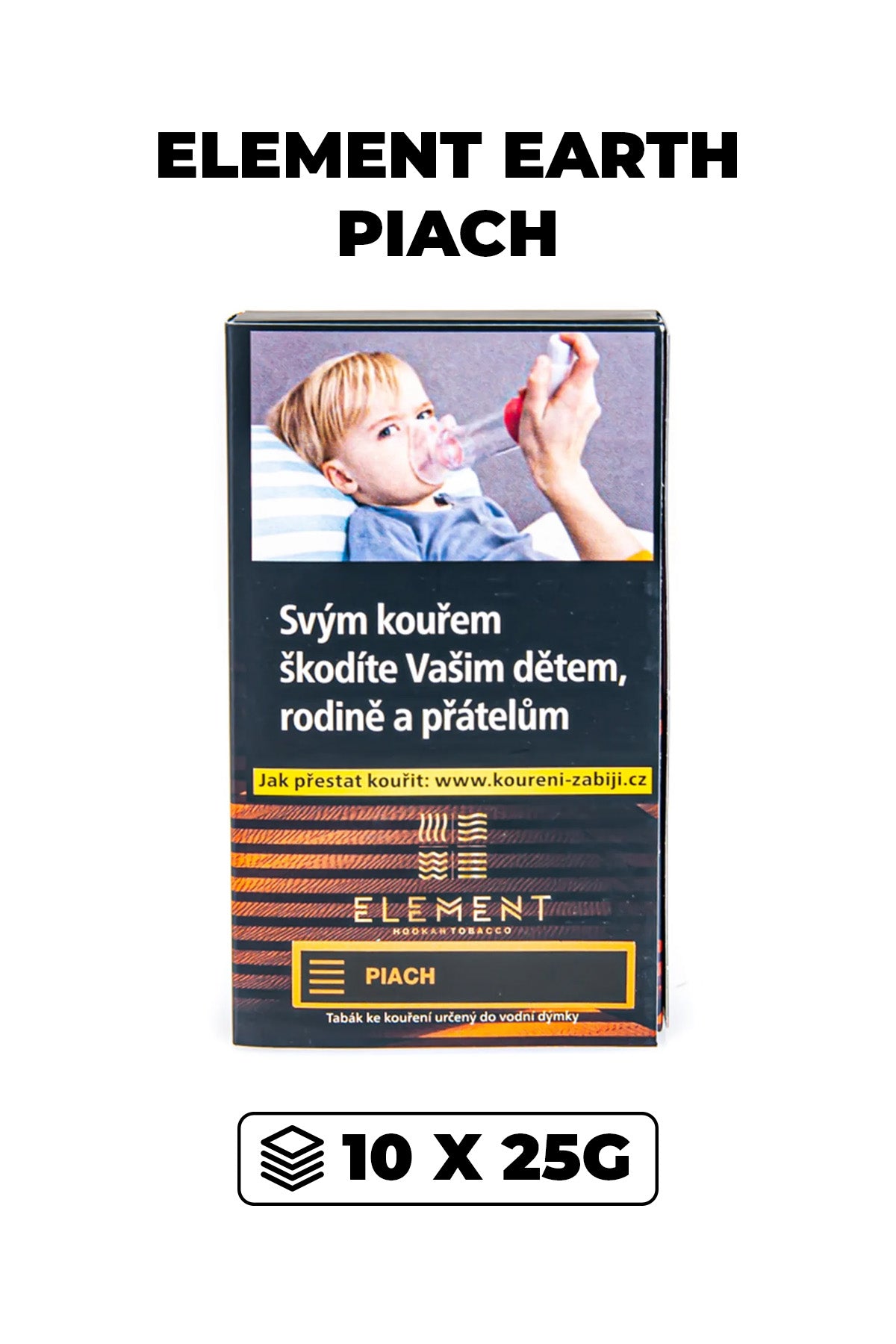 Tabák - Element Earth 10x25g - Piach