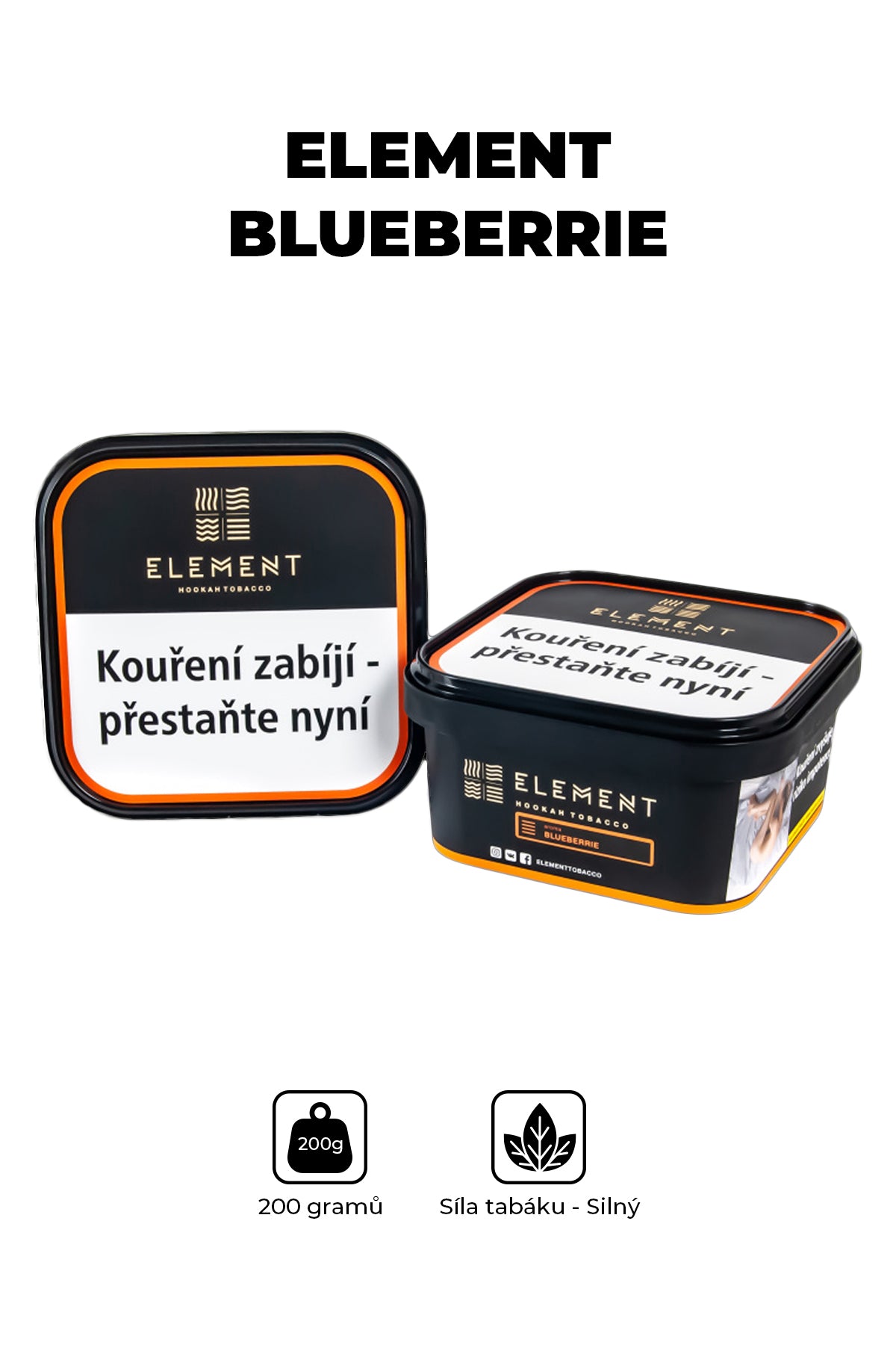 Tobacco - Element Earth 200g - Blueberrie