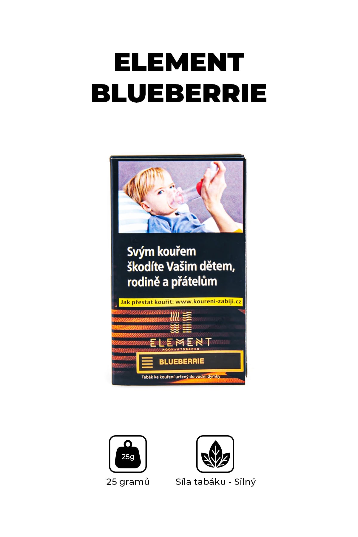 Tobacco - Element Earth 25g - Blueberrie