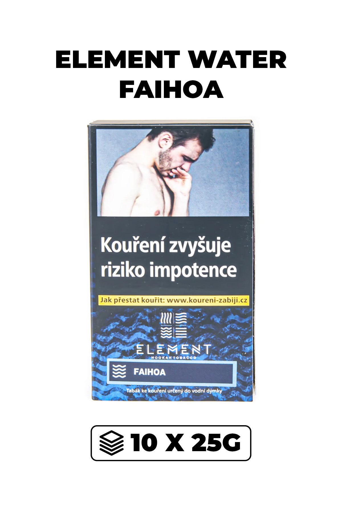 Tobacco - Element Water 10x25g - Faihoa