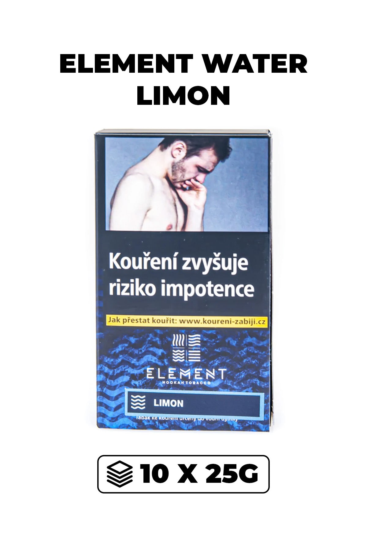 Tabák - Element Water 10x25g - Limon