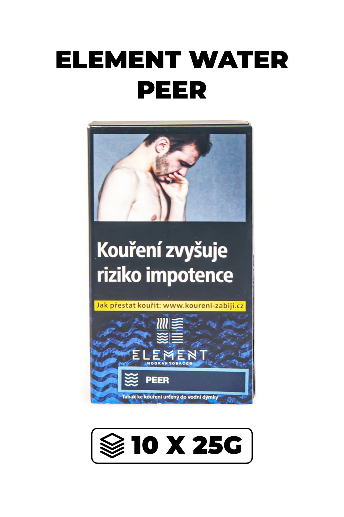 Tabák - Element Water 10x25g - Peer