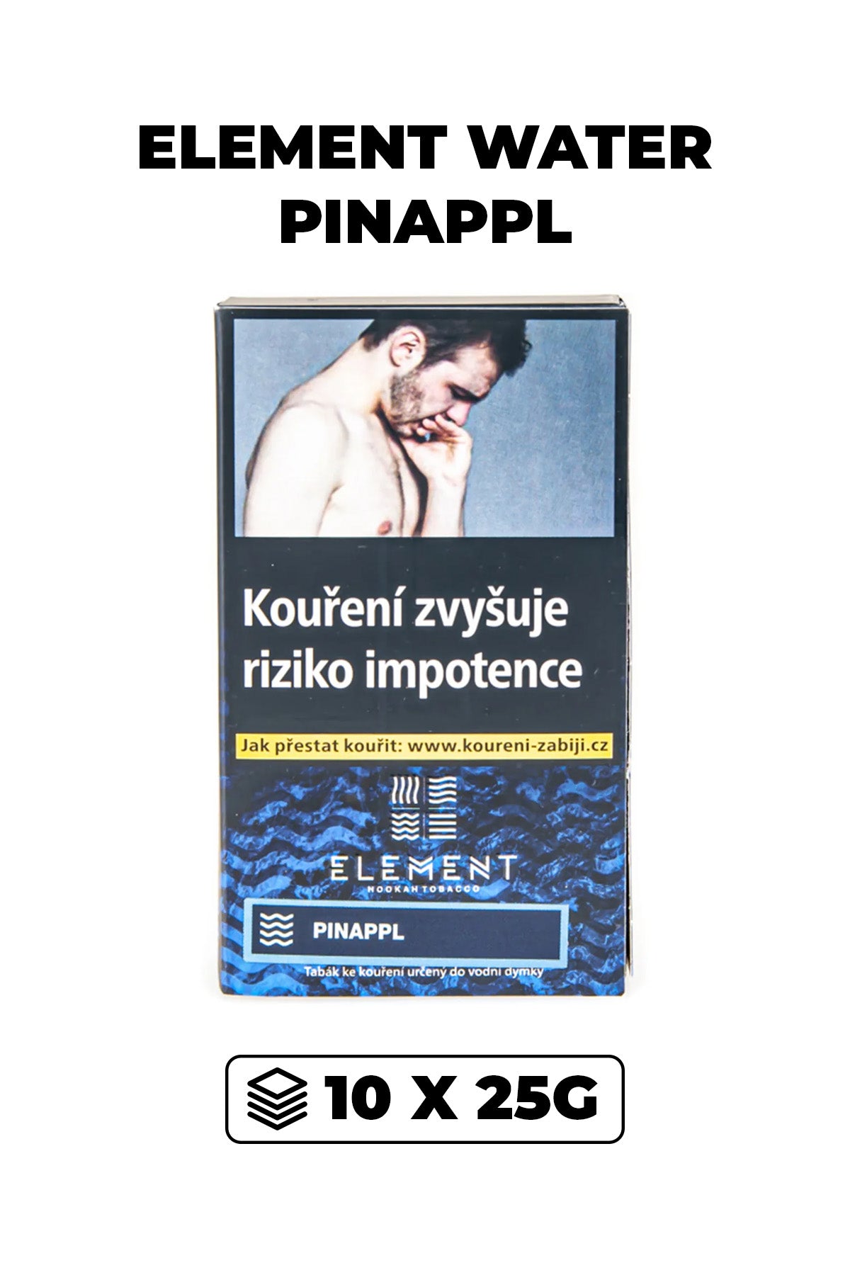 Tobacco - Element Water 10x25g - Pinappl