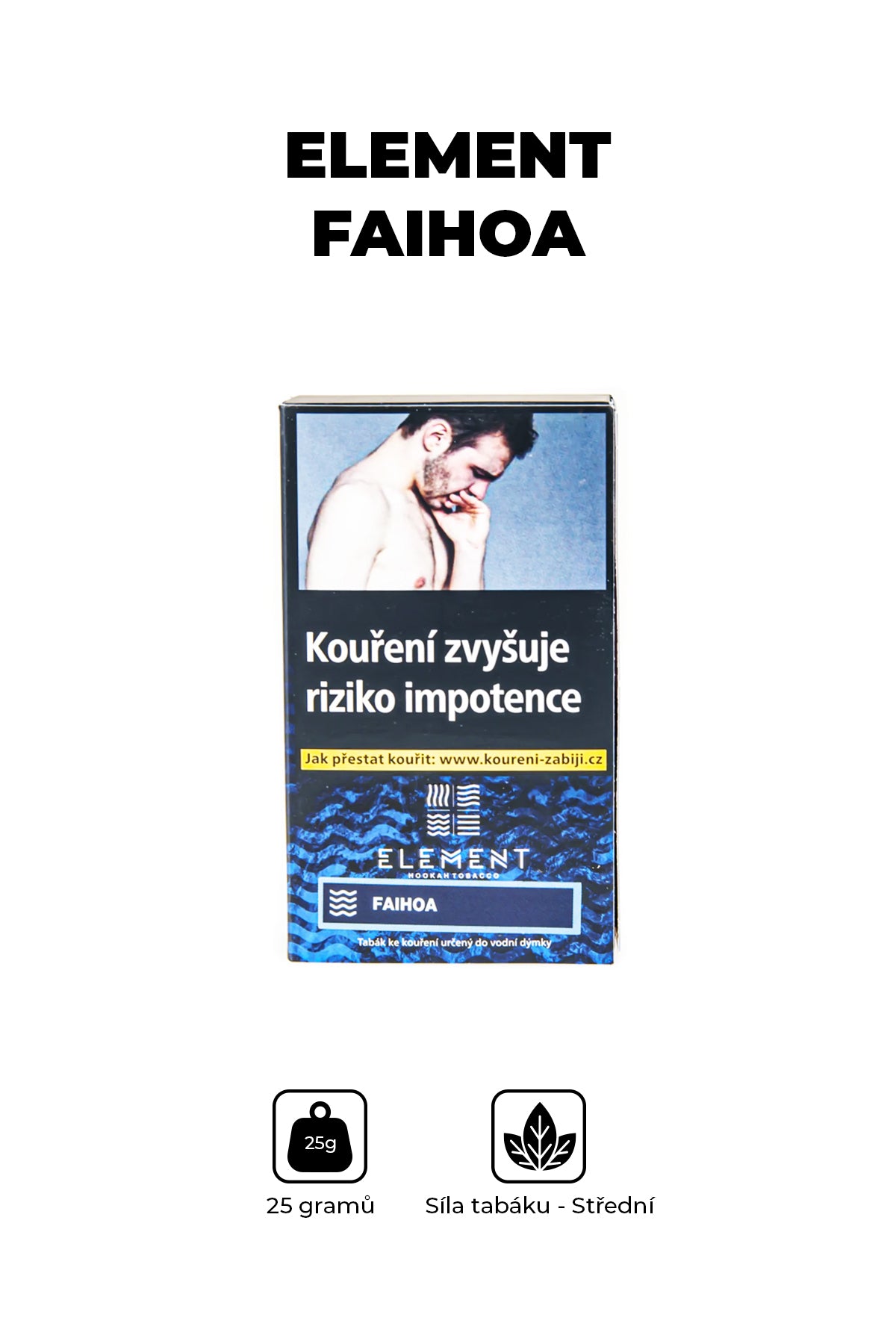 Tobacco - Element Water 25g - Faihoa