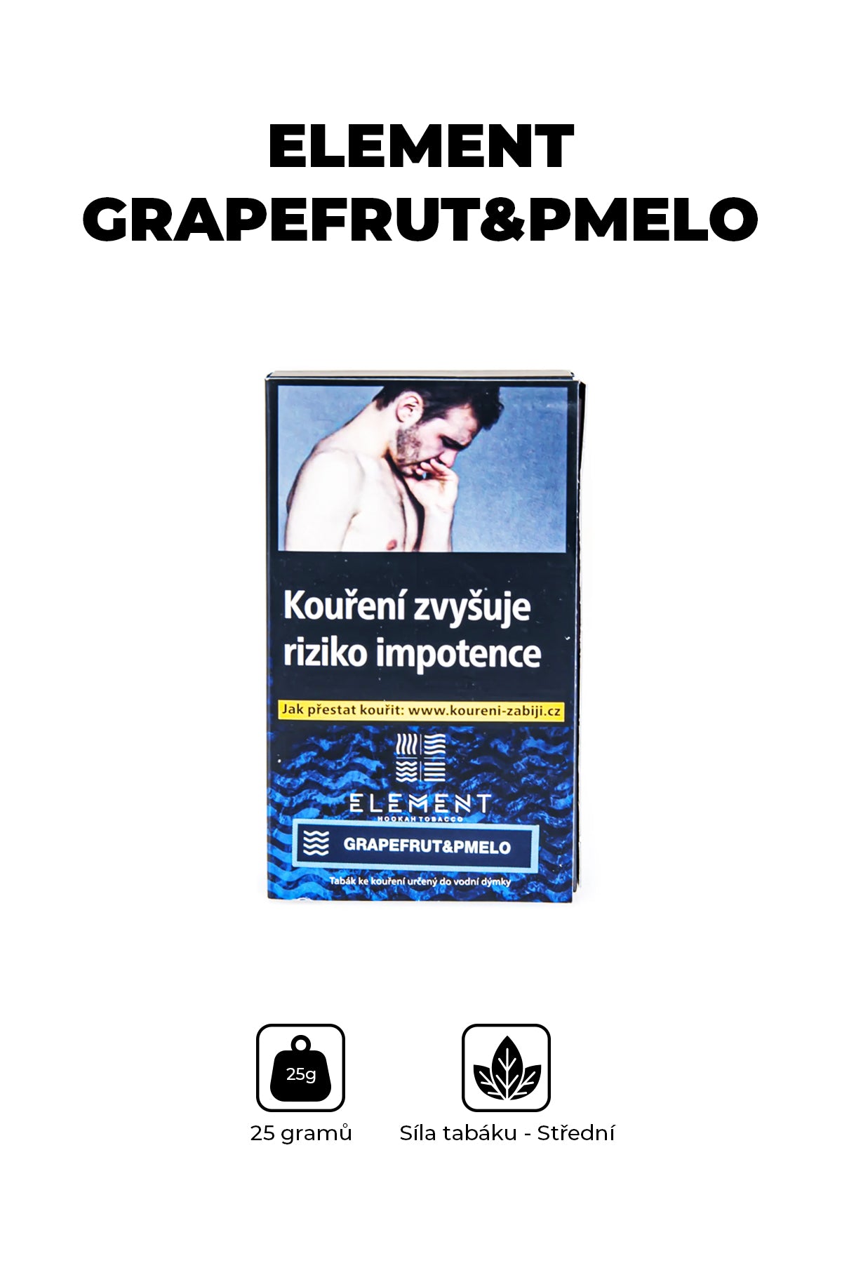 Tobacco - Element Water 25g - Grapefrut&pmelo