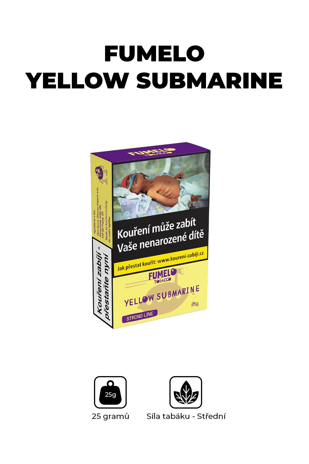 Tabák - Fumelo 25gr - Yellow Submarine